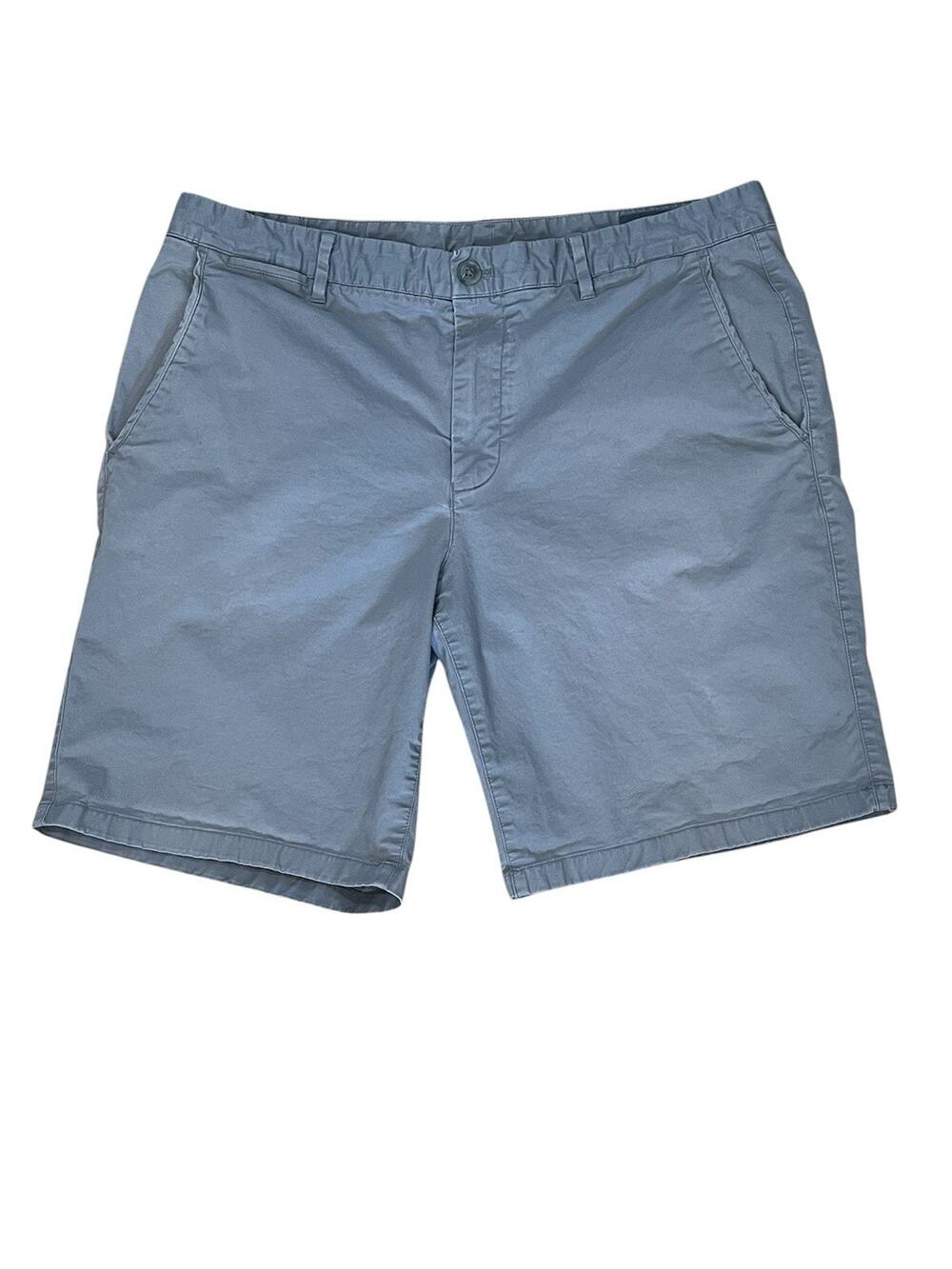 Bonobos Shorts Men’s Size 36 Gray Chino 9 Inch Inseam Flat Front -Summer Casual